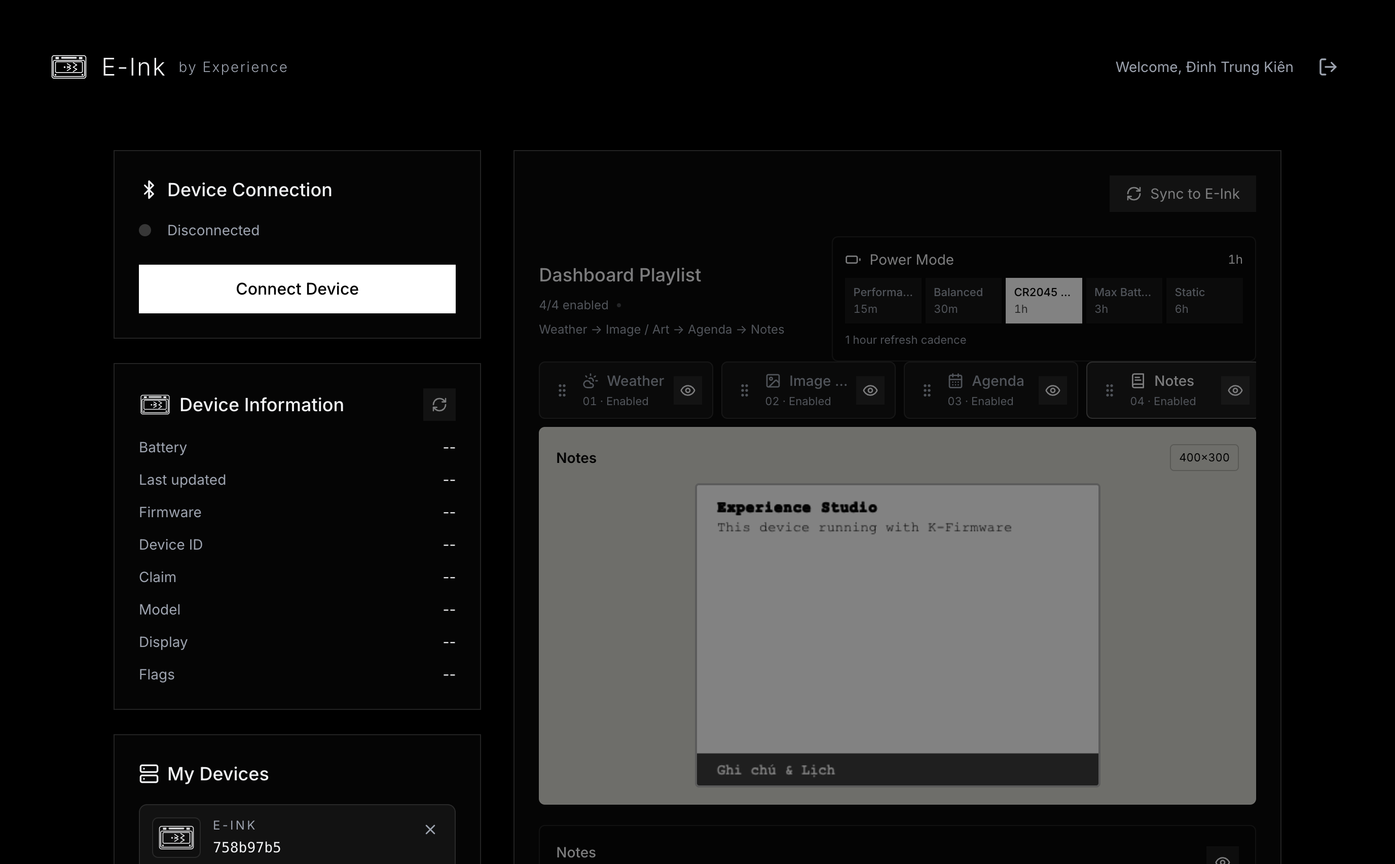 WebUI Dashboard
